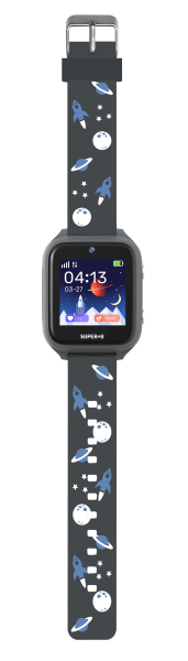 Super-G Active Pro Grey with purple bracelet