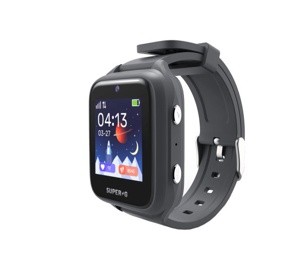 Super-G Active Pro Grey with purple bracelet