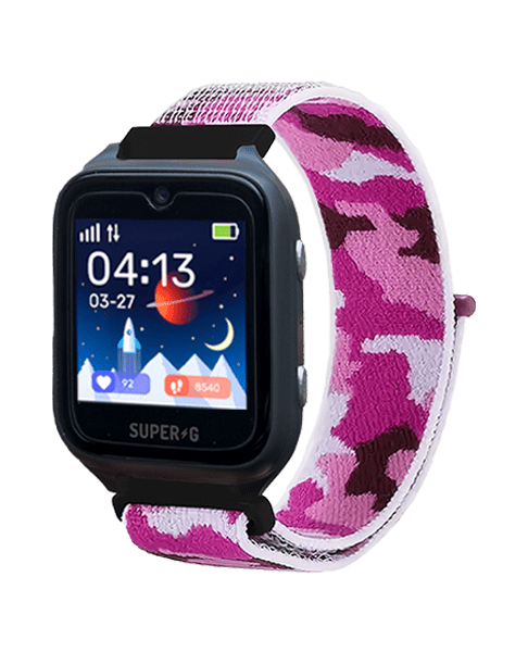 Super-G Active Pro Grey with purple bracelet